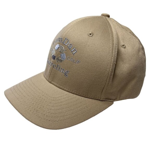 Cam Dan‎ Recycling Hat Cap Fitted Large Adult One Size Beige Flexfit Mens - Picture 3 of 9